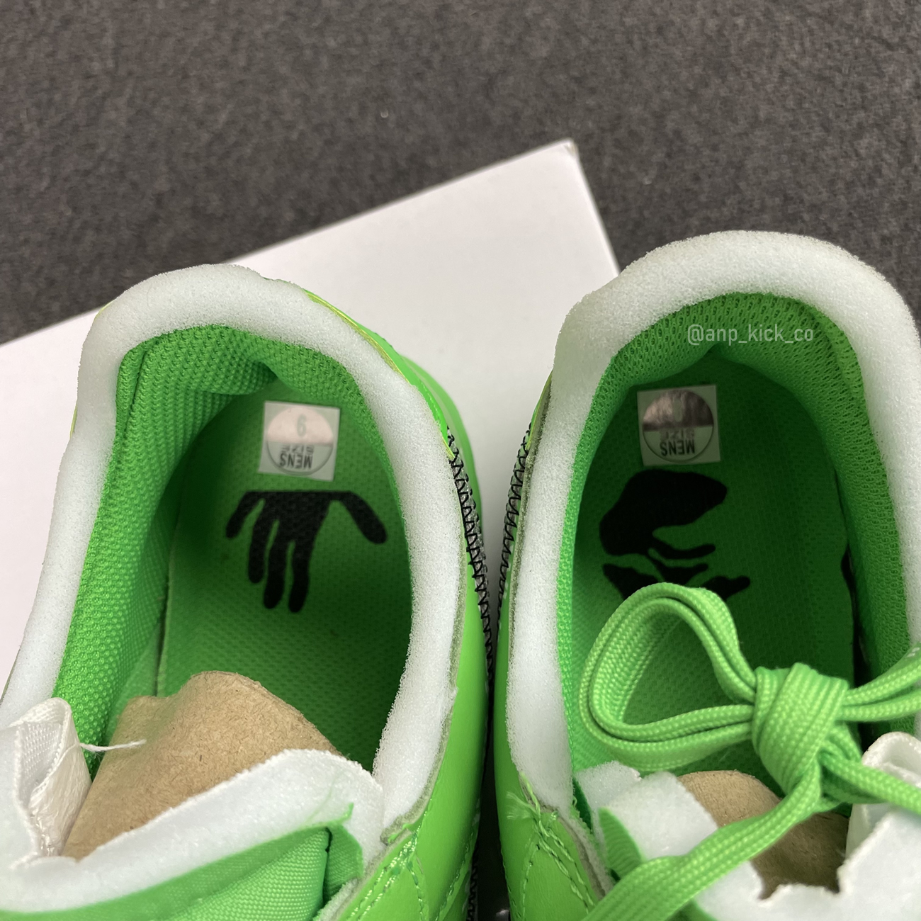 Off White Nike Air Force 1 Low Light Green (8) - newkick.vip